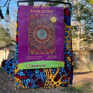 Multicolor 3D Art Tapestry “Sunshine Joy”